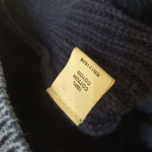 Demylee sweater Chelsea cotton ink / midnight blue Medium euc $200 - Picture 5 of 5